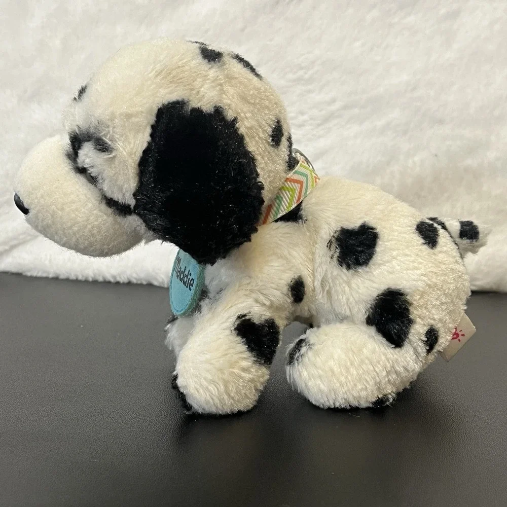 MADDIE the Dalmatian Dog Mini Plush Stuffed Animal by Justice Name Tag Collar